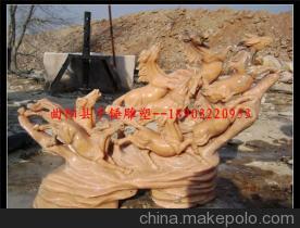【手工石雕青石、石刻奔馬廠家特價】價格,廠家,圖片,石膏、石料工藝品,曲陽縣義興雕刻工藝品銷售部-