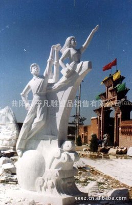 【曲陽石雕 城市石雕 廣場石雕 校園石雕 名人雕塑 人物雕塑SD073】價(jià)格,廠家,圖片,石膏、石料工藝品,曲陽縣子凡雕塑品銷售-